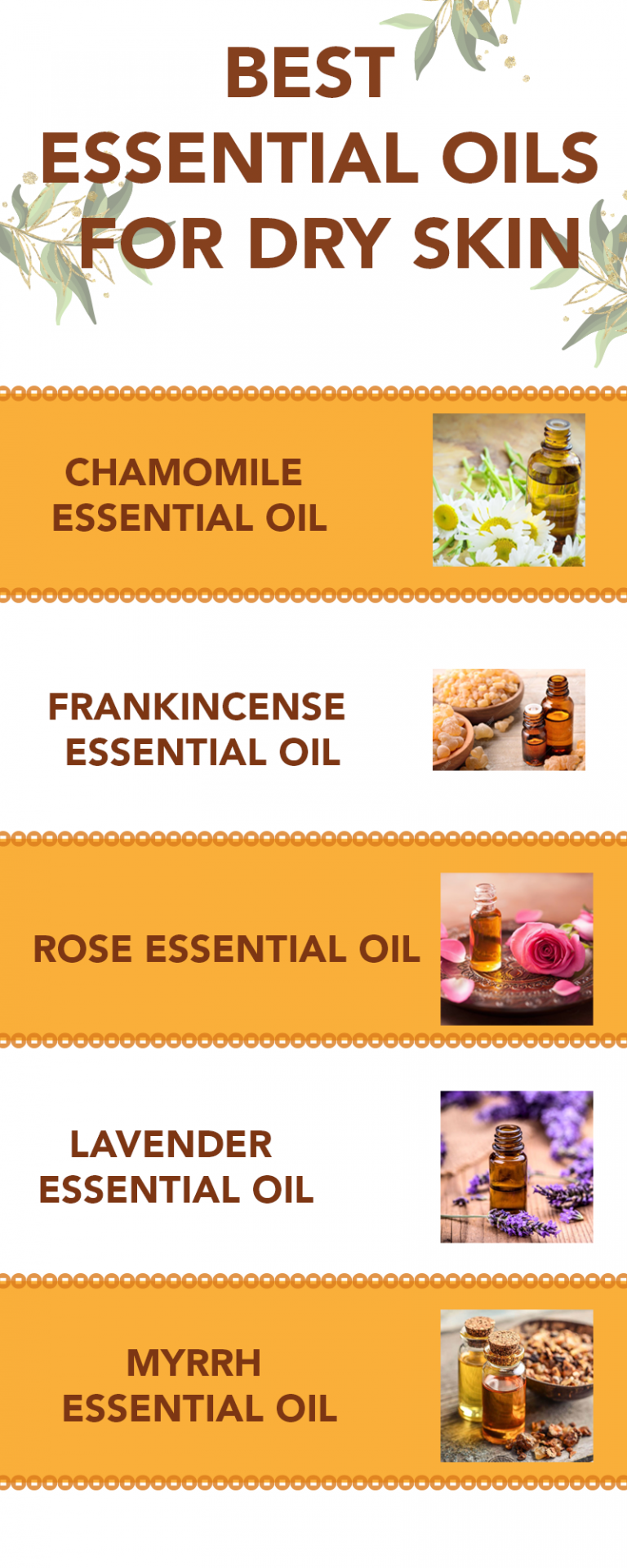 Best Essential Oils for Dry Skin, Face| Carrier Oil For Dry Skin