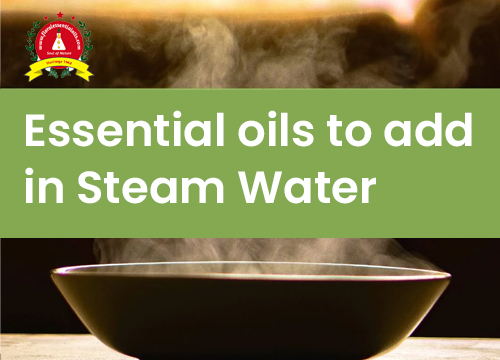 Essential oils to add in steam water